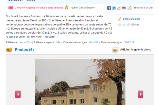 Large annonce